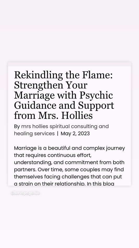 Psychic reading one hour readings on your love life