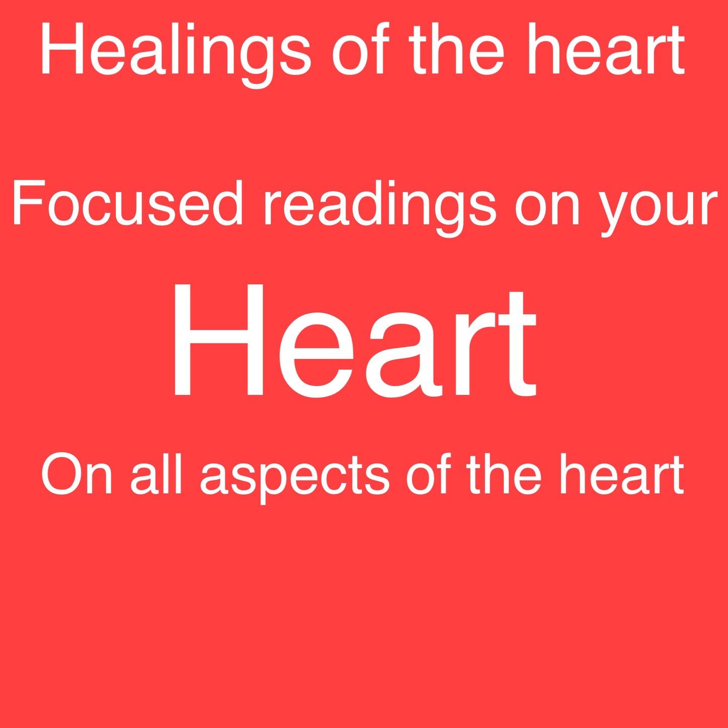 45 minute reading on heart focus energies