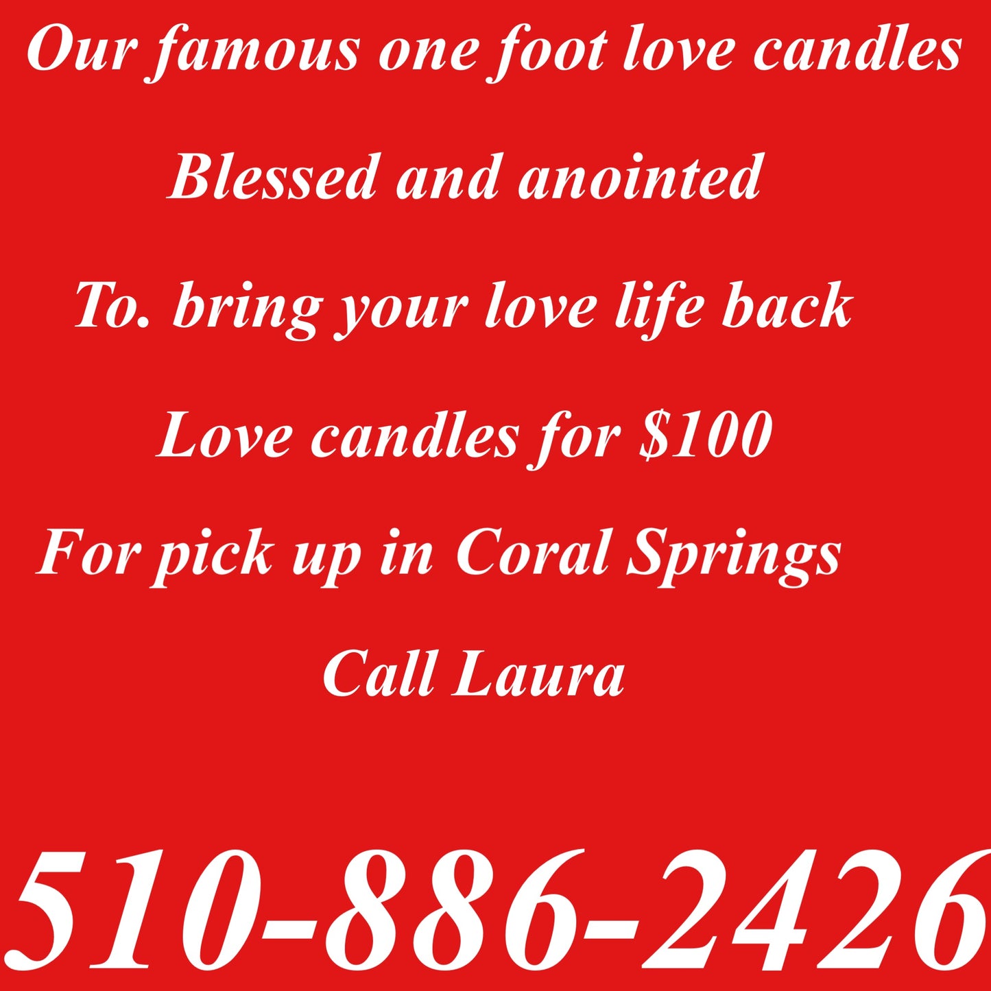Relationship love candles