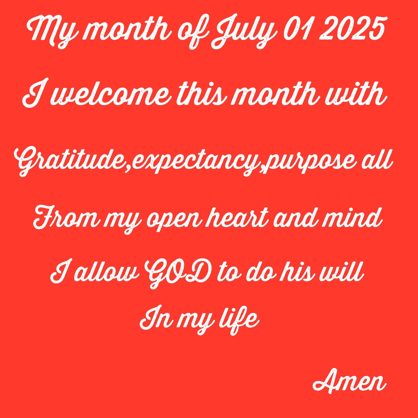A new day a new beginning